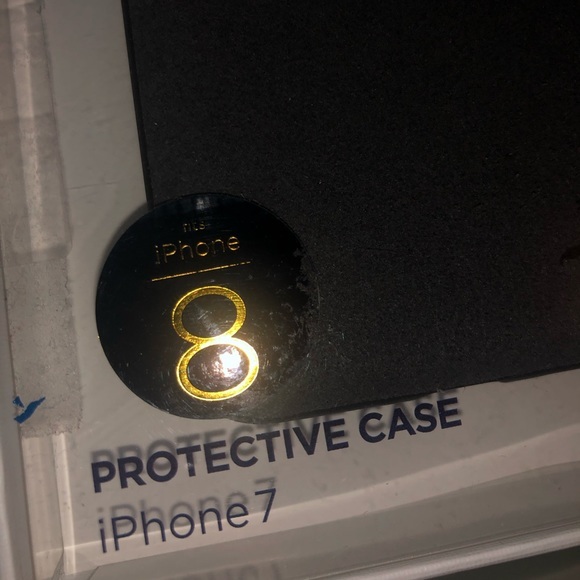 🐧 Dark Grey/ Rose Gold iPHONE 7/8 Phone Case 🐧 - Picture 2 of 4